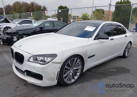 2013 BMW 750Li xDrive из США, поврежденный, VIN WBAYF8C5XDD139832